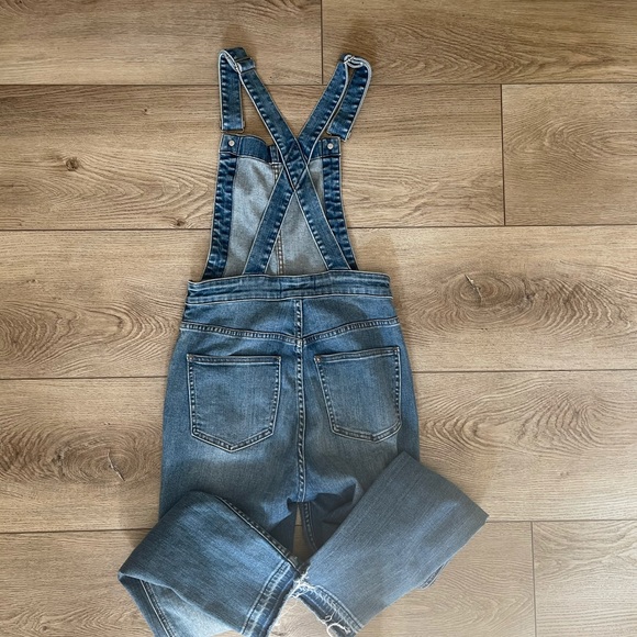 Madewell Overalls Drop Hem Edition Thin Back Straps - Picture 8 of 12